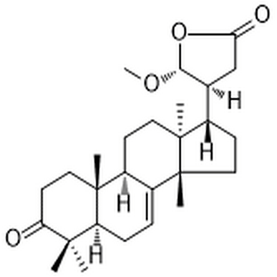 3-Oxo-21α-methoxy-24,25,26,27-tetranortirucall-7-ene-23(21)-lactone