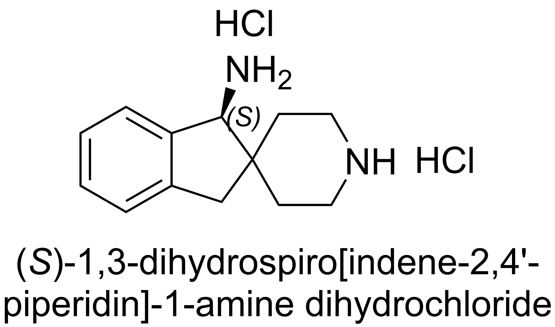 (S)-1,3-dihydrospiro[indene-2,4'-piperidin]-1-amine dihydrochloride