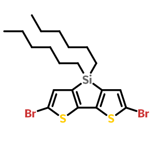 2,6-二溴-4,4-二己基-4H-硅杂环戊二烯并[3,2-B:4,5-B']二噻吩