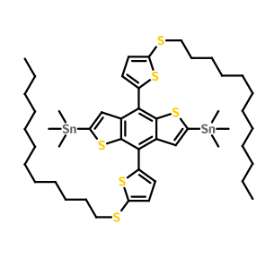 (4,8-双(5-(十二烷基硫基)噻吩基)苯并[1,2-b:4,5-b']二噻吩基)双(三甲基锡)