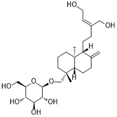 ent-Labda-8(17),13Z-diene-15,16,19-triol 19-O-glucoside