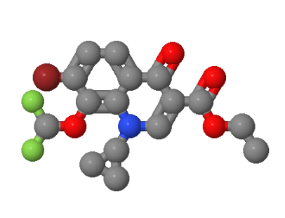 194805-07-7；7-溴-1-环丙基-8-二氟甲氧基-1,4-二氢-4-氧代喹啉-3-羧酸乙酯