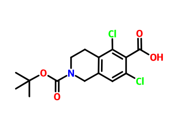 5,7-二氯-2-BOC-1,2,3,4-四氢异喹啉-6-羧酸