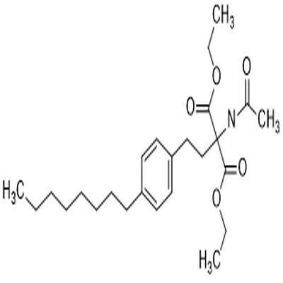 Diethyl 2-acetamido-2-(4-octylphenethyl)malonate