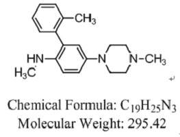 N-甲基-4-(2-甲基苯基)-6-(4-甲基-1-哌嗪基)-3-吡啶胺草酸盐