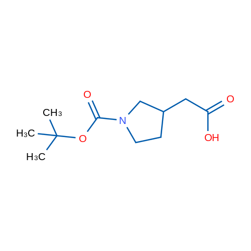 1-Boc-3-吡咯烷乙酸