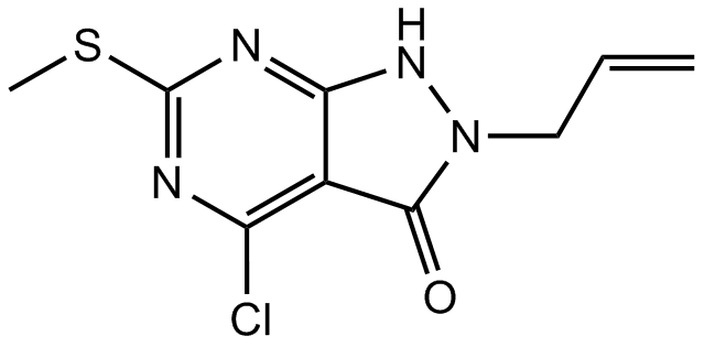 2-allyl-4-chloro-6-(methylthio)-1H-pyrazolo[3,4-d]pyrimidin-3(2H)-one