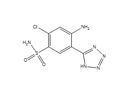 5-(2-氨基-4-氯-5-苯磺酰胺)-1H-四唑