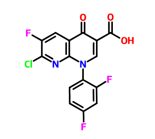 100491-29-0；2,4-二氟苯基萘啶羧酸乙酯