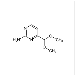 4-二甲氧基甲基嘧啶-2-胺