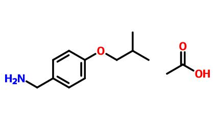4-异丁氧基苄胺醋酸盐