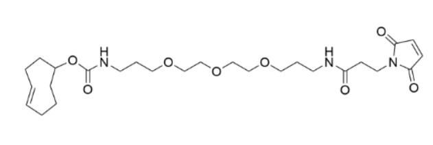 TCO-PEG3-Maleimide，反式环辛烯-三聚乙二醇-马来酰亚胺