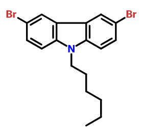 3,6-二溴-9-己基-9H-咔唑