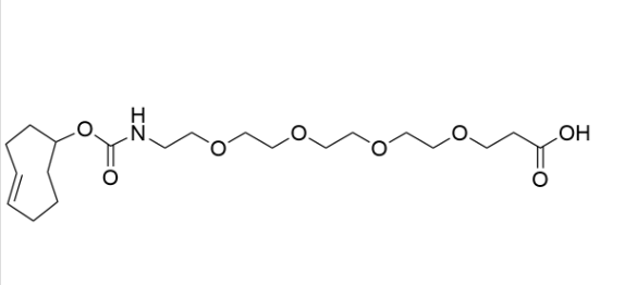 TCO-PEG4-acid，TCO-PEG4-COOH，反式环辛烯-四乙二醇-羧基