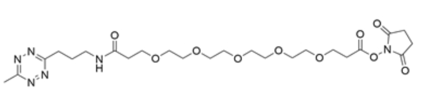 Methyltetrazine-PEG4-NHS,甲基四嗪-五聚乙二醇-活性脂