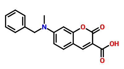 7-[苄基(甲基)氨基]-2-氧代-2H-苯并吡喃-3-羧酸