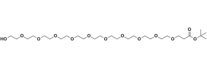 Hydroxy-PEG10-t-butyl ester,丙酸叔丁酯-十聚乙二醇