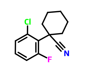 1-(2-氯-6-氟苯基)环己烷甲腈