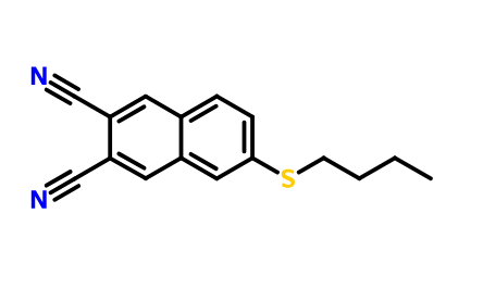 6-butylthio-2,3-dicyanonaphthalene