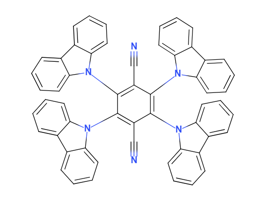 2,3,5,6-四(9-咔唑基)-对苯二腈