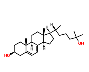 61585-29-3；9β,10α-胆甾-5,7-二烯-3β,25-二醇