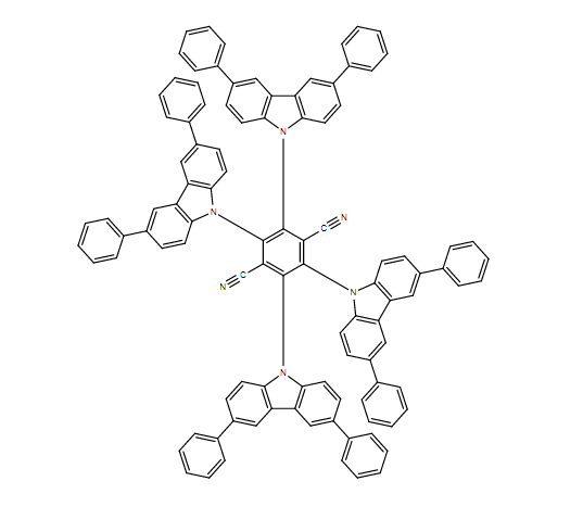 2,3,5,6-四(3,6-二苯基-9-咔唑基)-对苯二腈