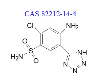 5-(2-氨基-4-氯-5-苯磺酰胺)-1H-四唑