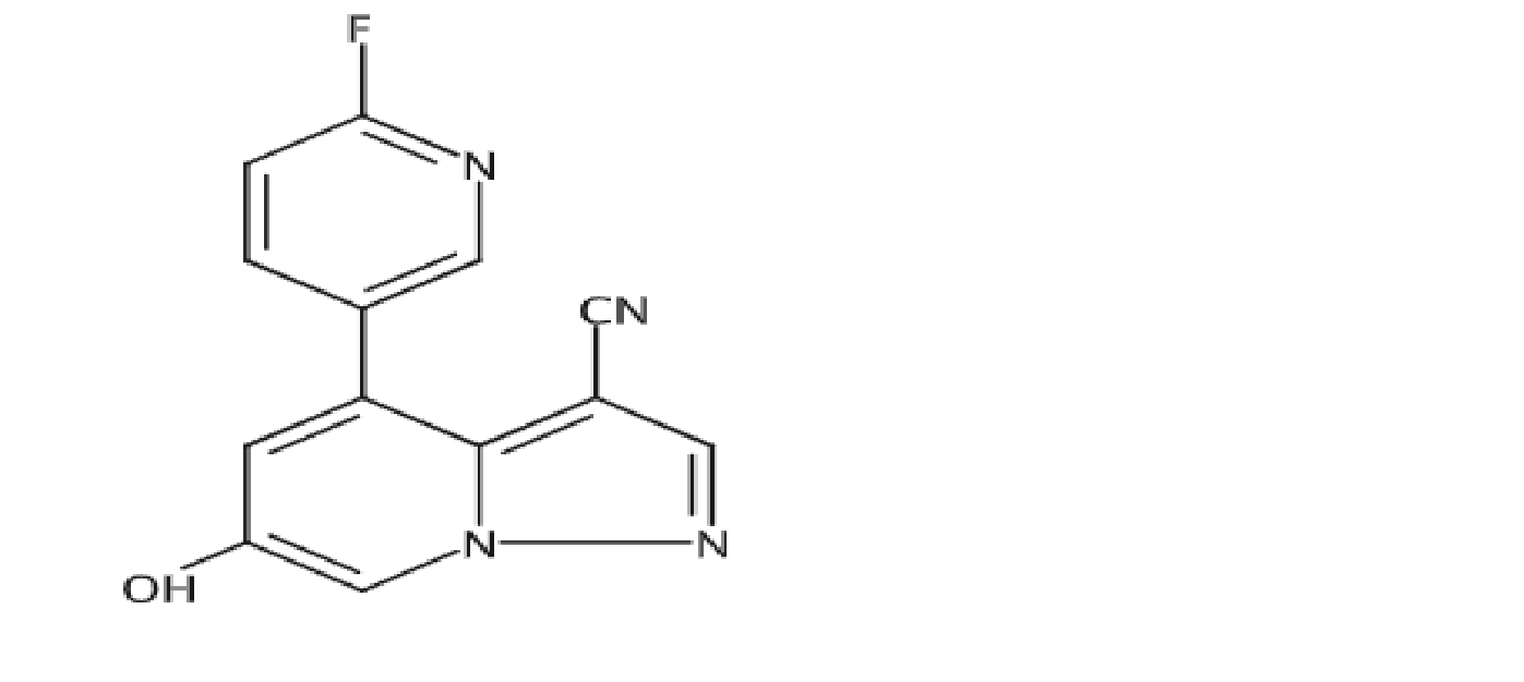 6-羟基-4-(6-氟-3-吡啶)-吡唑并[1,5-a]吡啶-3-甲腈