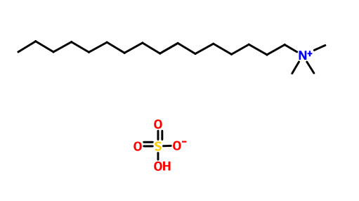 十六烷基三甲基硫酸氢铵