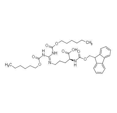 (2S)-5-[bis(hexoxycarbonylamino)methylideneamino]-2-(9H-fluoren-9-ylmethoxycarbonylamino)pentanoic acid