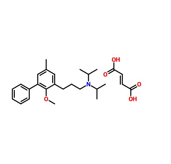 2-Methoxy-5-methyl-N,N-bis(1-methylethyl)-3-phenylbenzenepropanamine fumarate