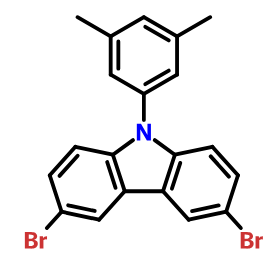 3,6-二溴-9-(3,5-二甲基苯基)-9H-咔唑