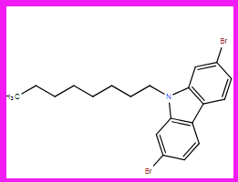 2,7-二溴-9-辛基-9H-咔唑