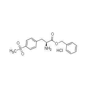 benzyl (2S)-2-amino-3-(4-methanesulfonylphenyl)propanoate;hydrochloride