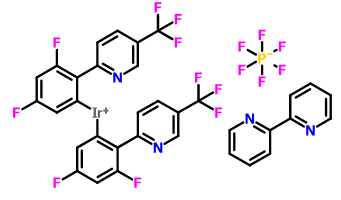 二[2-(2,4-二氟苯基)-5-三氟甲基吡啶][2-2'-联吡啶]铱二(六氟磷酸)盐