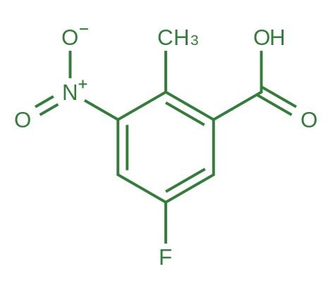 5-氟-2-甲基-3-硝基苯甲酸
