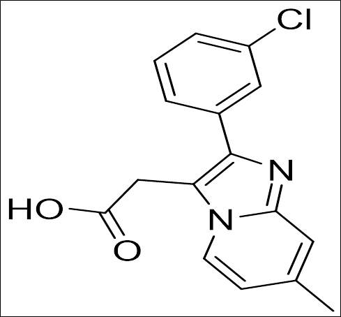 2-（2-（3-氯苯基）咪唑[1,2-a]吡啶-3-基）乙酸