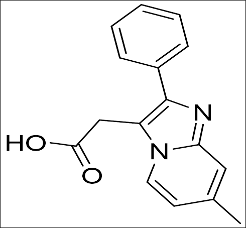 2-{7-甲基-2-苯并咪唑[1，2-a]吡啶-3-基}乙酸