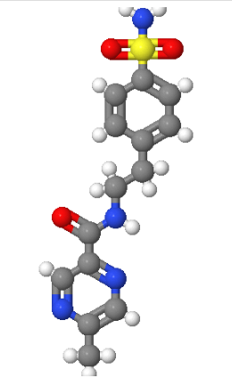 33288-71-0；2-[4-氨基磺酰-苯基]-乙基-5-甲基吡嗪甲酰胺