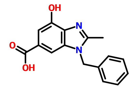 1-苄基-4-羟基-2-甲基-1H-苯并咪唑-6-羧酸