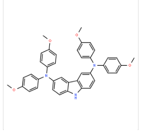 N,N,N',N'-四（4-甲氧基苯基）-9H-咔唑-3，6-二胺
