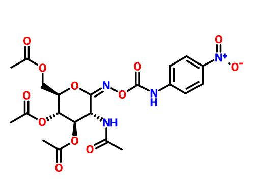 O-(2-乙酰胺基-2-脱氧-3,4,6-三-O-乙酰基-D-吡喃葡萄糖基)氨基N-(4-硝基苯基)氨基甲酸酯