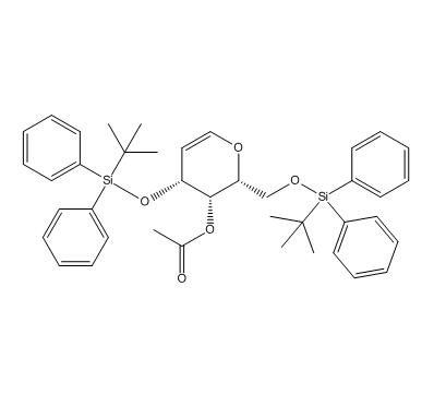 4-O-乙酰基-3,6-二-O-(叔丁基二苯基甲硅烷基)-D-半乳醛