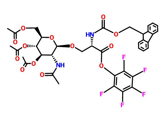 N-[芴甲氧羰基]-O-[3,4,6-三-O-乙酰基-2-(乙酰氨基)-2-脱氧-BETA-D-吡喃葡萄糖基]-L-丝氨酸五氟苯基酯