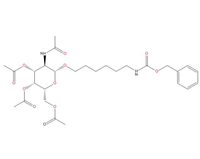 N-[6-[[3,4,6-三-O-乙酰基-2-(乙酰氨基)-2-脱氧-BETA-D-吡喃半乳糖基]氧基]己基]氨基甲酸苄酯