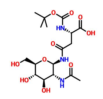 NΩ-(2-乙酰氨基-2-脱氧-Β-D-吡喃葡萄糖酰基)-NΑ-(叔丁氧羰基)-L-天冬酰胺