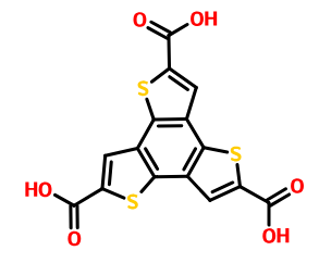 苯并[1,2-b:3,4-b':5,6-b'']三噻吩-2,5,8-三羧酸