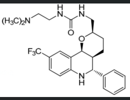 N-[2-(二甲基氨基)乙基]-N'-[[(2R,4AS,5R,10BS)-3,4,4A,5,6,10B-六氢-5-苯基-9-(三氟甲基)-2H-吡喃并[3,2-C]喹啉-2-基]甲基]脲