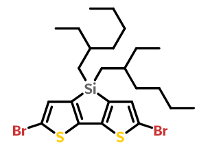 2,6-二溴-4,4-双(2-乙基己基)-4H-硅杂环戊二烯并[3,2-B:4,5-B']二噻吩