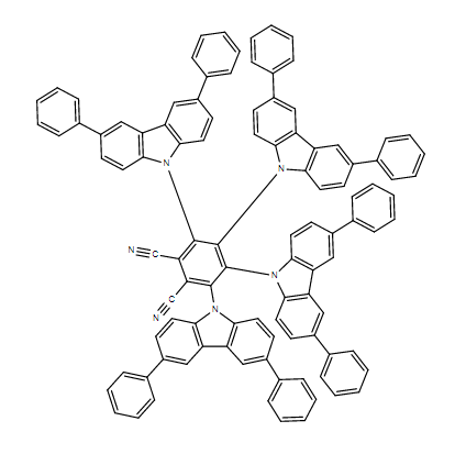 3,4,5,6-四(3,6-二苯基-9-咔唑基)-对苯二腈